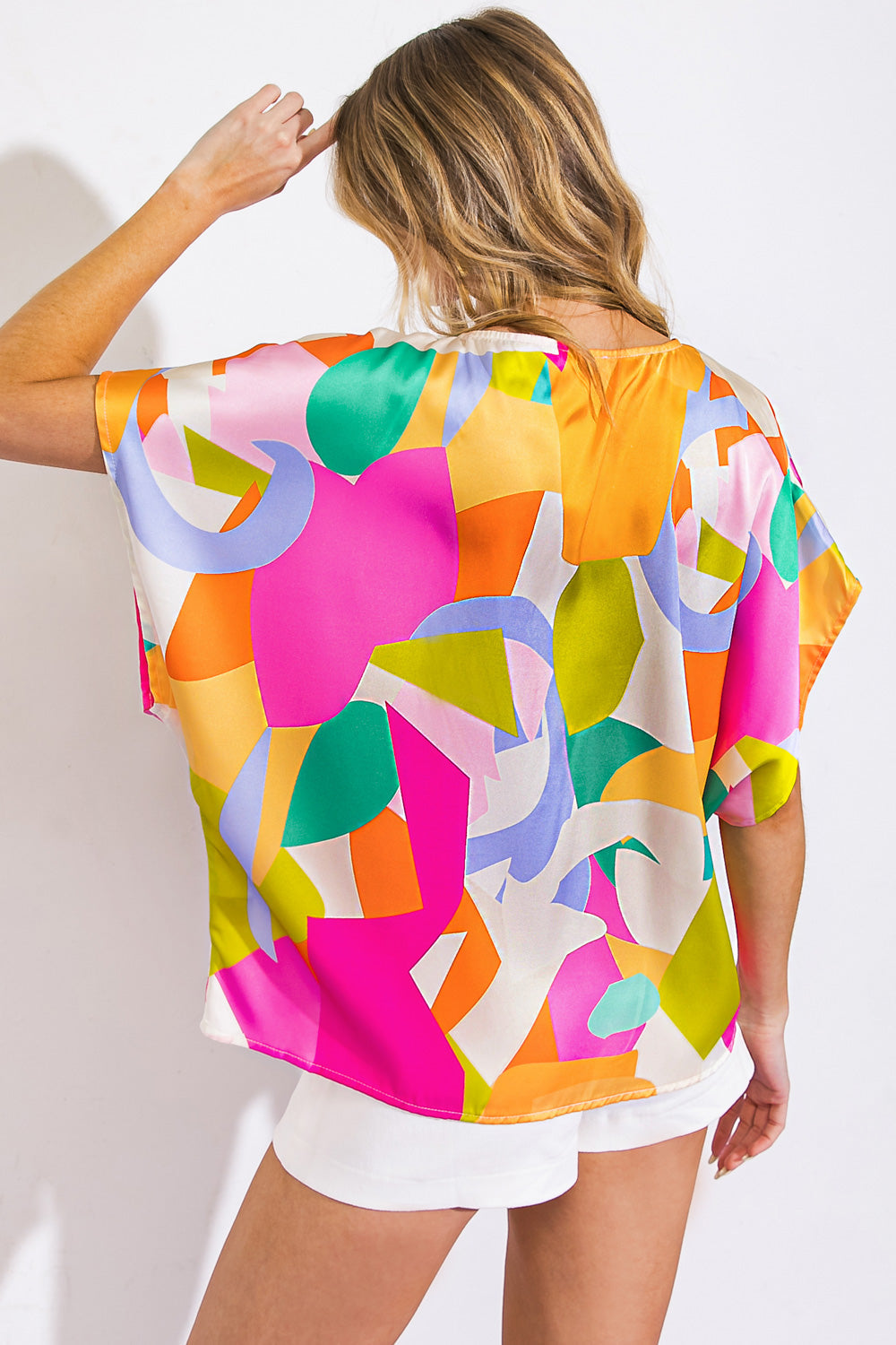 BREATHE FREELY WOVEN TOP Flying Tomato